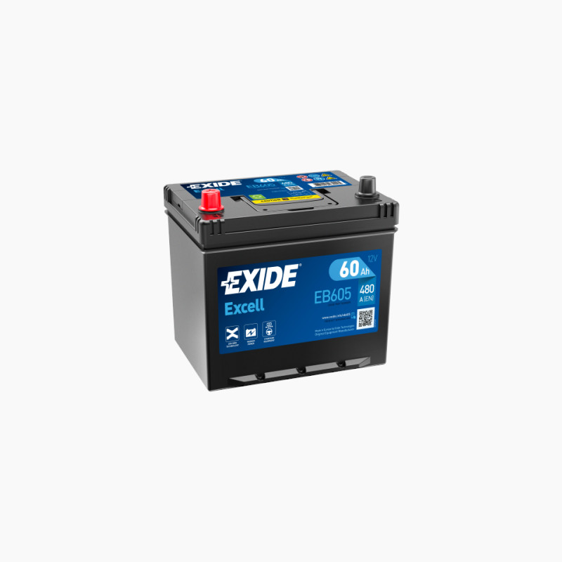 ΜΠΑΤΑΡΙΑ EXIDE Excell EB605 60Ah